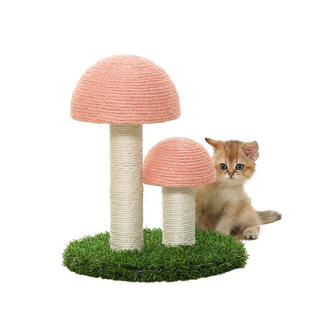 Adjustable Mushroom Shape Cat Tree Scratching Post Tower – Generu