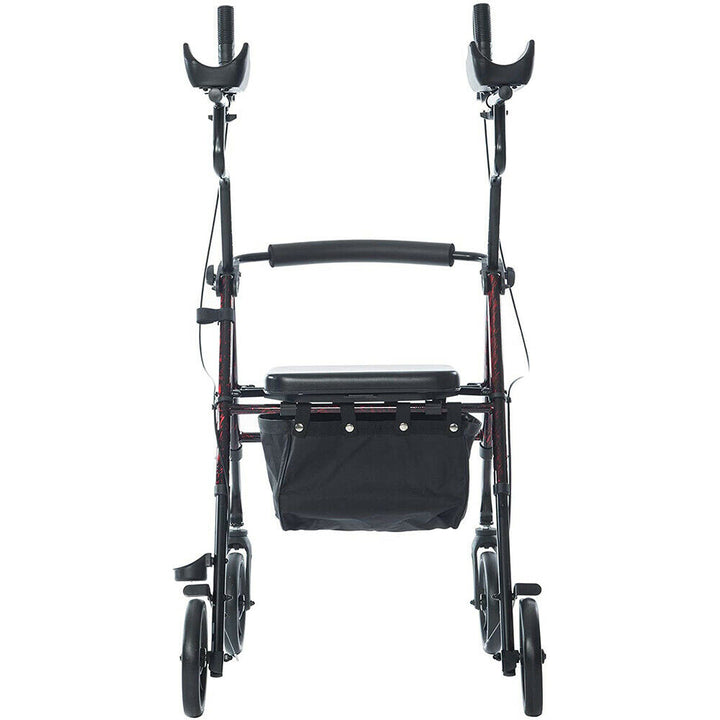 Upright Rollator Walker, Stand Up Rolling Walker with 8” Wheels – Generu